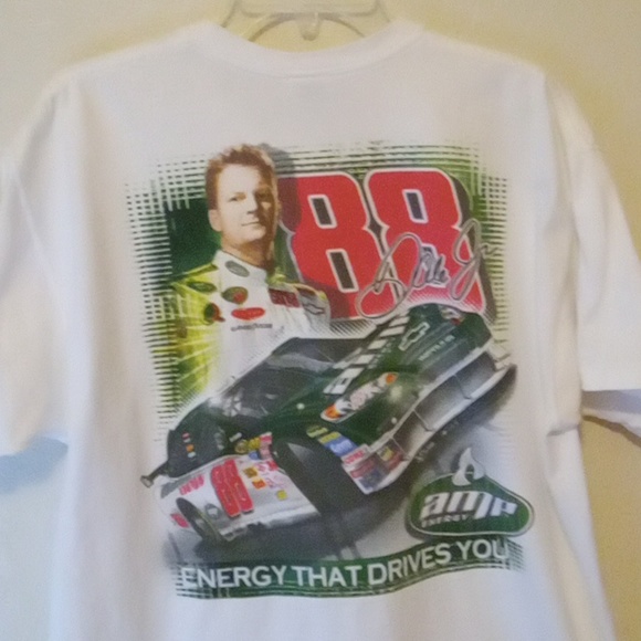 Fruit of the Loom Other - Dale Earnhardt Jr. #88 Short Sleeve T-shirt White Men's Size XL